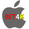 Aplicativo BET4K para iOS